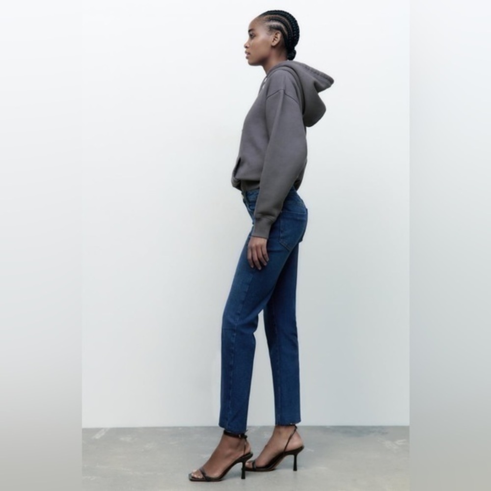NWT Zara Z1975 High Rise Mini Flare Jeans - Picture 5 of 15